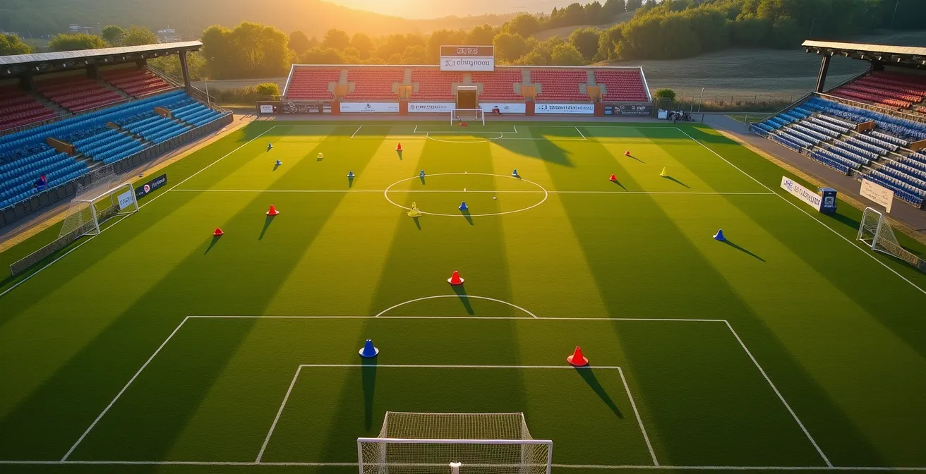 Disposizione tattica della rest-defence durante un calcio d'angolo su campo dilettantistico